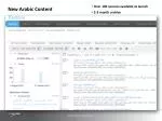 New Arabic Content - slide 1