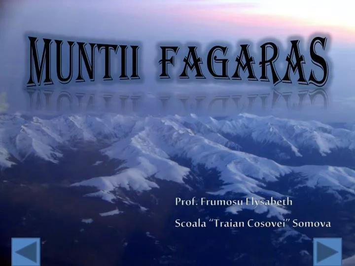 muntii fagaras