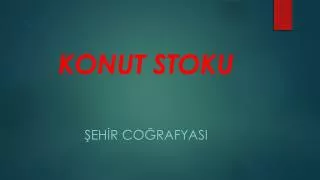 konut stoku
