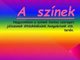 a sz nek