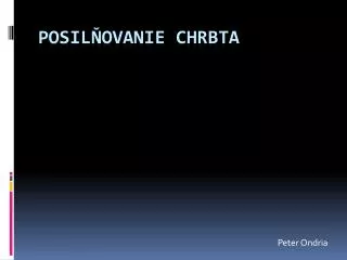 peter ondria