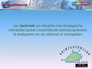 speltheorie