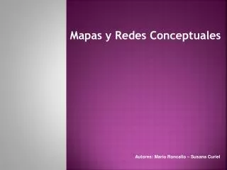mapas y redes conceptuales