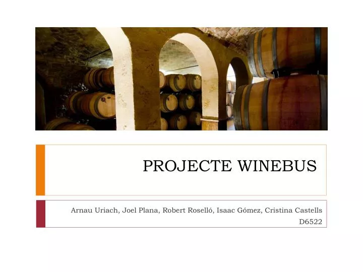 projecte winebus