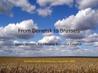 From Donetsk to Brussels