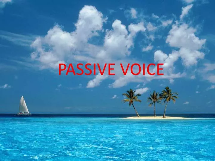 passive voice