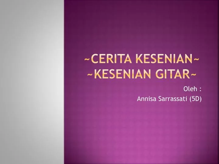 cerita kesenian kesenian gitar