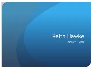 Keith Hawke