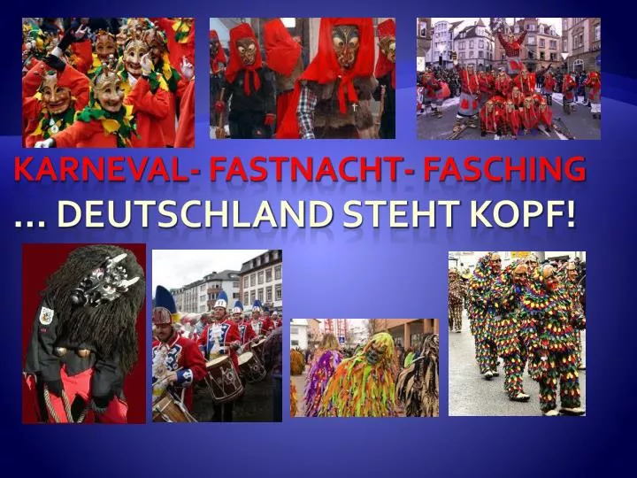 karneval fastnacht fasching deutschland steht kopf
