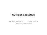 Nutrition Education - slide 1