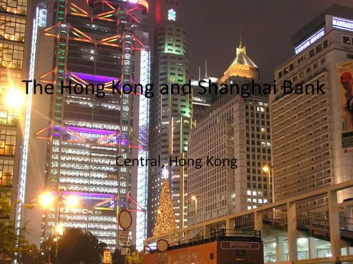 the hong kong and shanghai bank