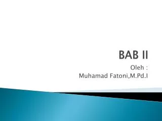 bab ii