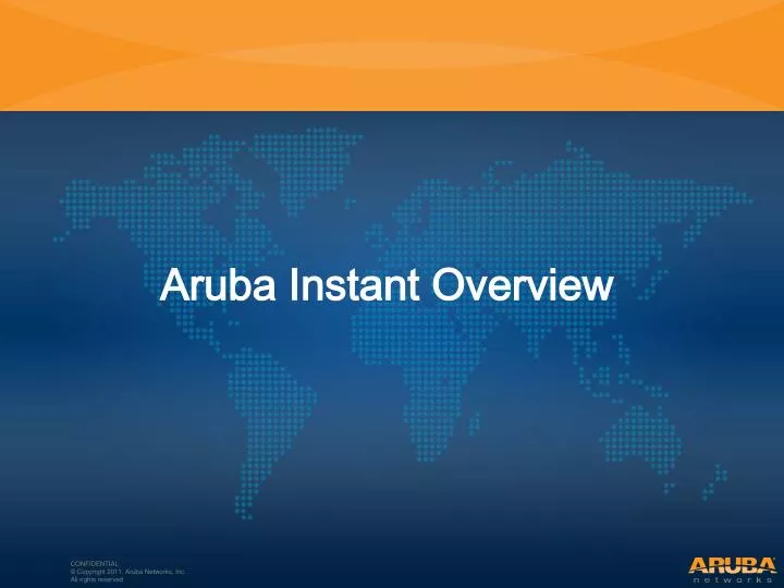 aruba instant overview