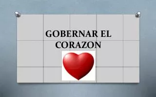 gobernar el corazon