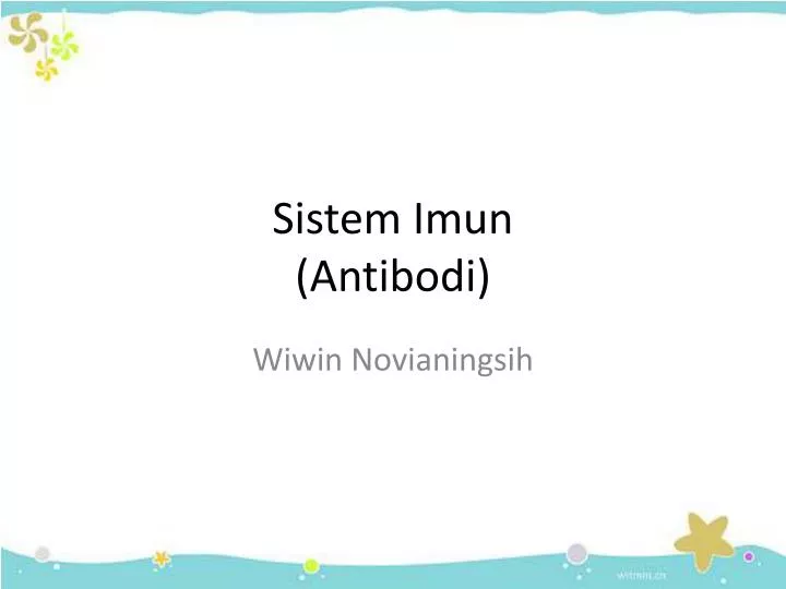 sistem imun antibodi