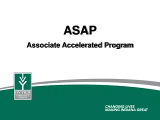ASAP Associate Accelerated Program
