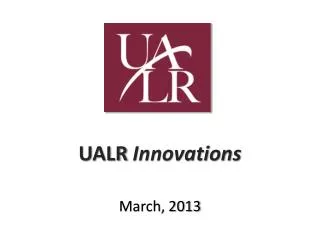 UALR Innovations