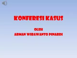 konferesi kasus