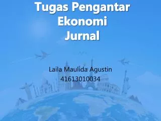 tugas pengantar ekonomi jurnal
