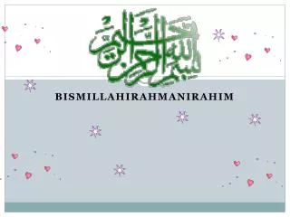 bismillahirahmanirahim