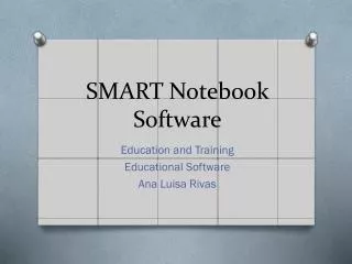 SMART Notebook Software