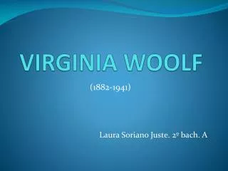 virginia woolf