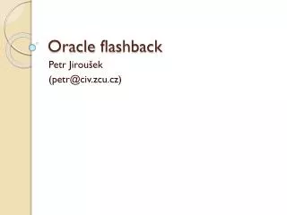 oracle flashback