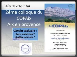 2 me colloque du copaix aix en provence