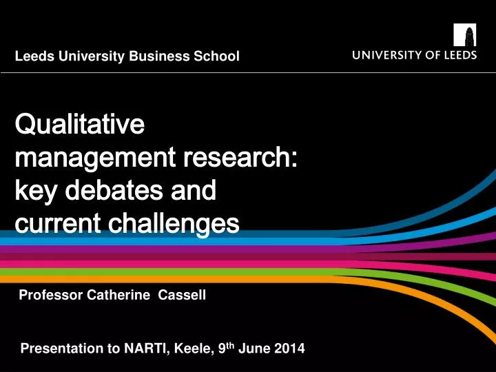 qualitative management research key debates and current challenges