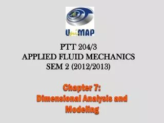 Chapter 7 : Dimensional Analysis and Modeling