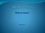 Adaptive filter ) - slide 1