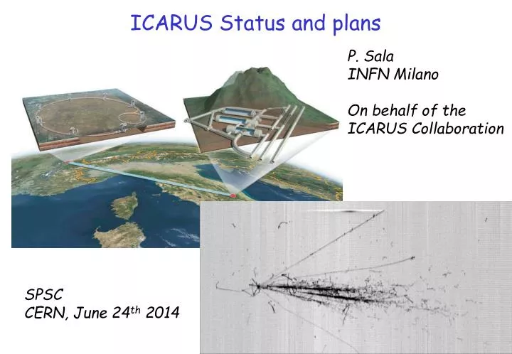 icarus status and plans