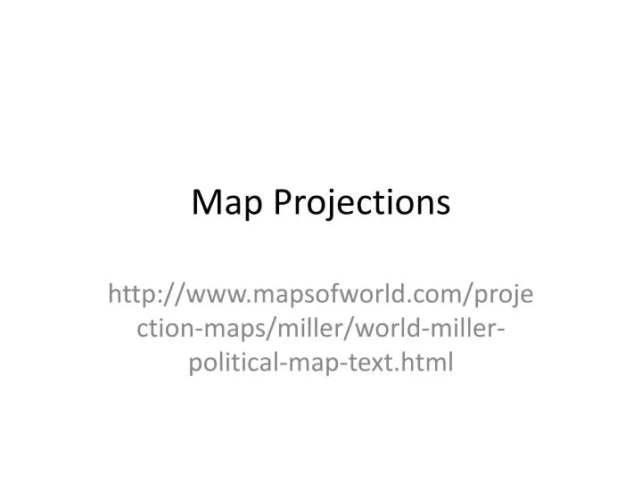 map projections