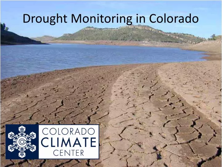 drought monitoring in colorado