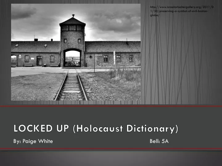 locked up holocaust dictionary