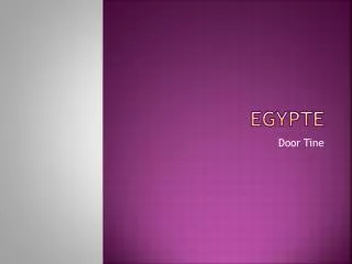 egypte