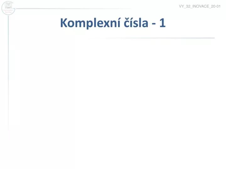 komplexn sla 1