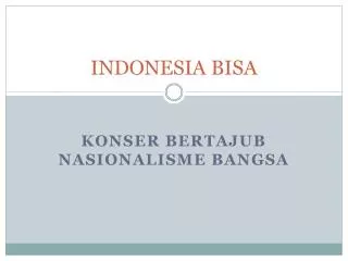 INDONESIA BISA