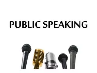 public speaking
