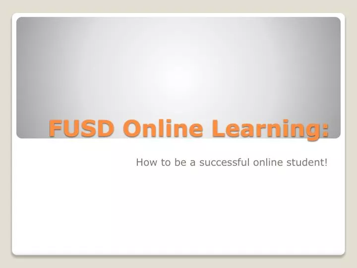 fusd online learning