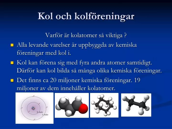 kol och kolf reningar