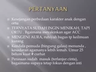 pertanyaan