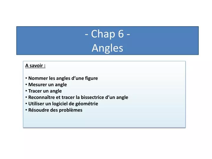chap 6 angles