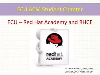 ECU ACM Student Chapter