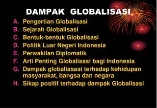 dampak globalisasi