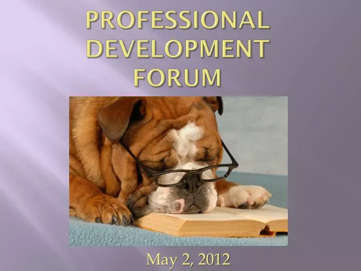 professional development forum