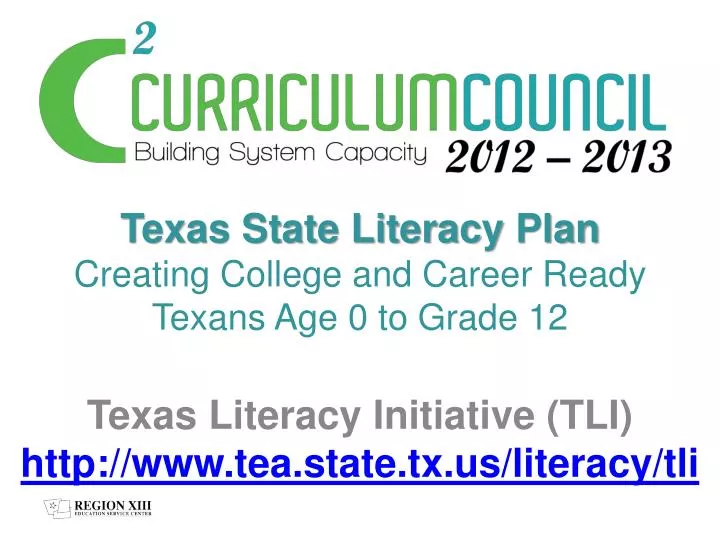 texas state literacy plan creating college and career ready texans age 0 to grade 12