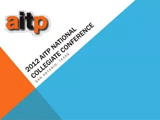2012 AITP National Collegiate Conference