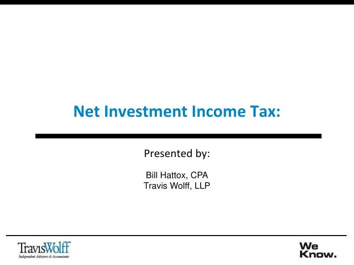 net investment income tax