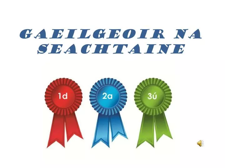 gaeilgeoir na seachtaine